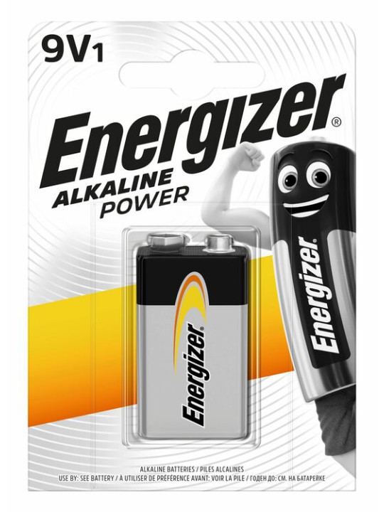 ENERGIZER Alkaline Power 6LR61 9V BL1